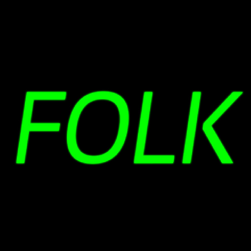 Folk Music 1 Neonkyltti