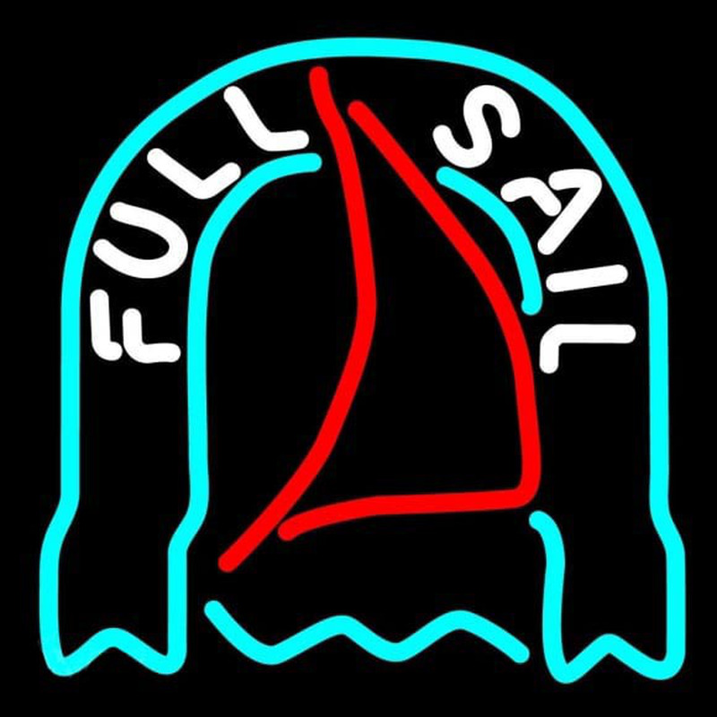 Fosters Full Sail Beer Sign Neonkyltti