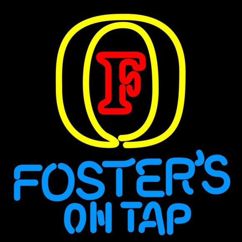 Fosters On Tap Beer Sign Neonkyltti