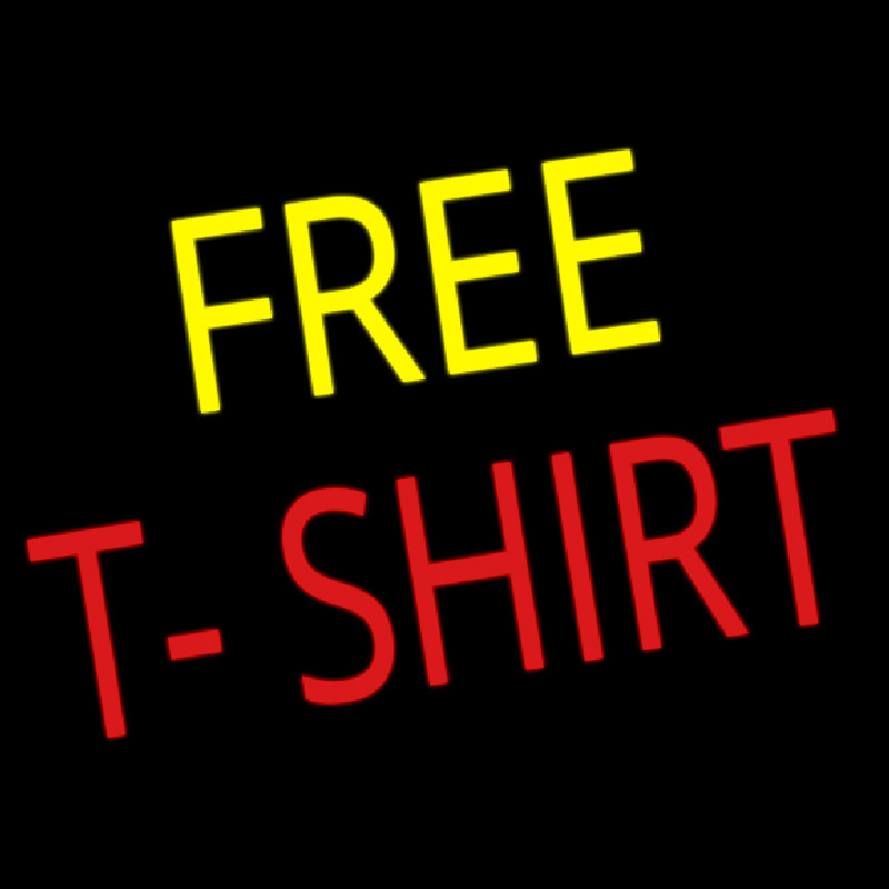 Free T Shirts Neonkyltti