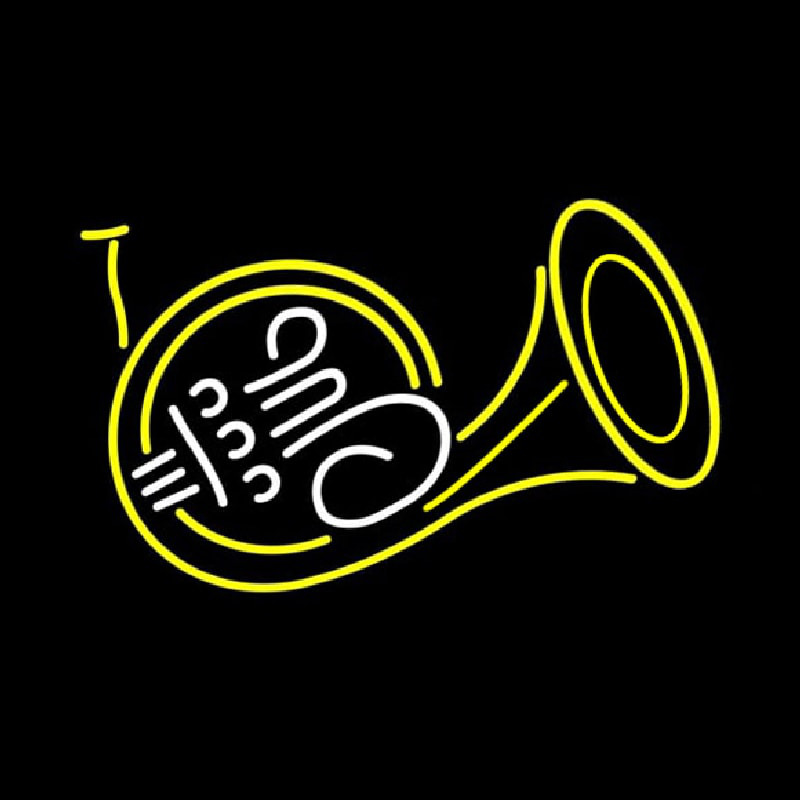 French Horn Neonkyltti