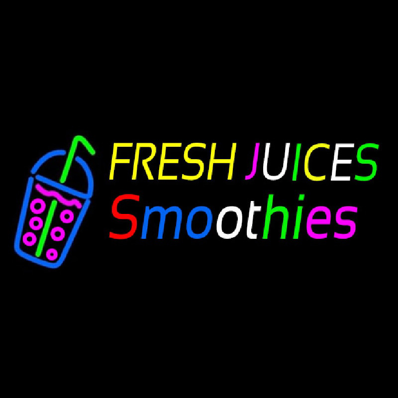 Fresh Juices Smoothies Neonkyltti