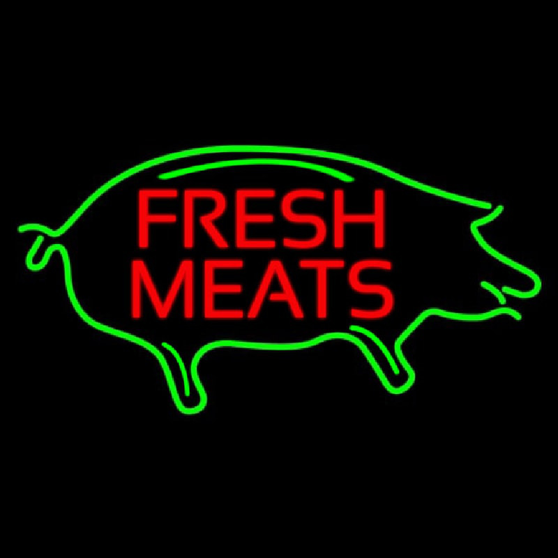 Fresh Meats With Pig Neonkyltti