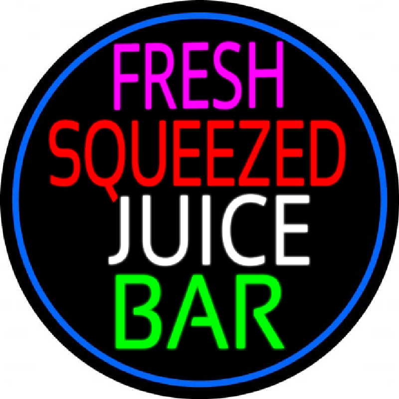 Fresh Squeezed Juice Bar Neonkyltti