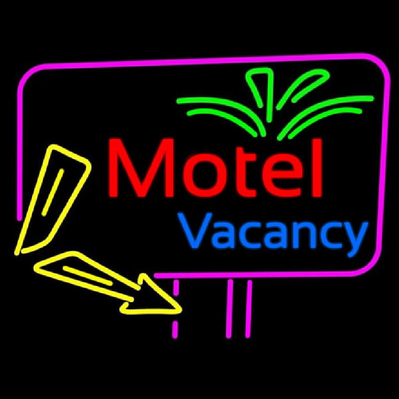 Funky Motel Vacancy Neonkyltti