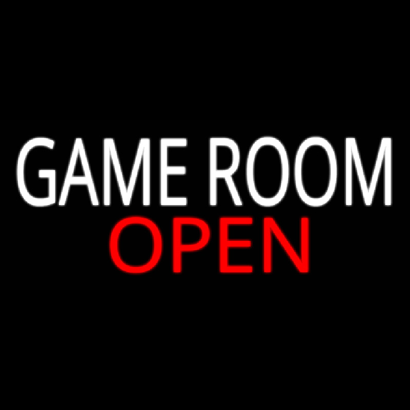 Game Room Open Neonkyltti