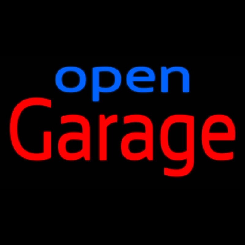 Garage Open Neonkyltti