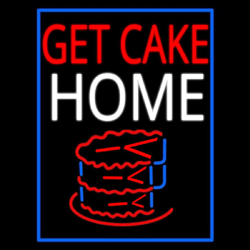 Get Cake Home Neonkyltti