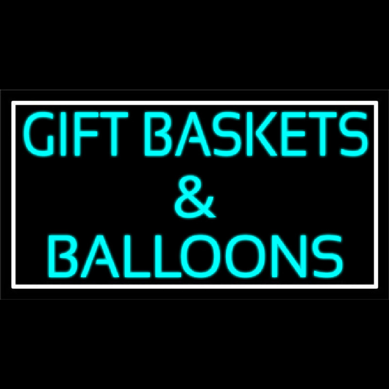 Gift Baskets Balloons With Border Neonkyltti