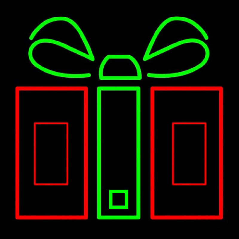 Gift Icon Neonkyltti