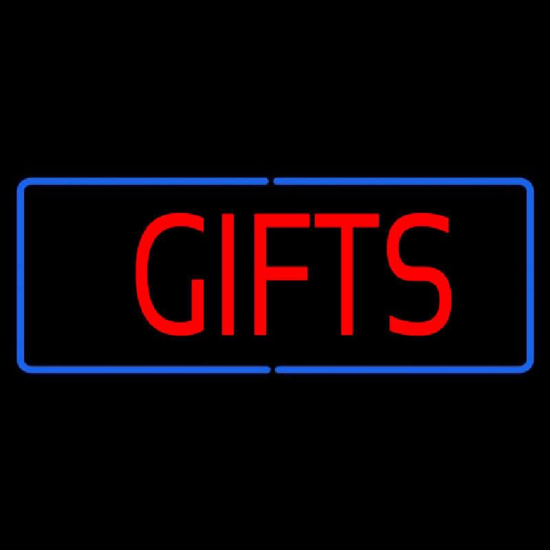 Gifts Rectangle Neonkyltti