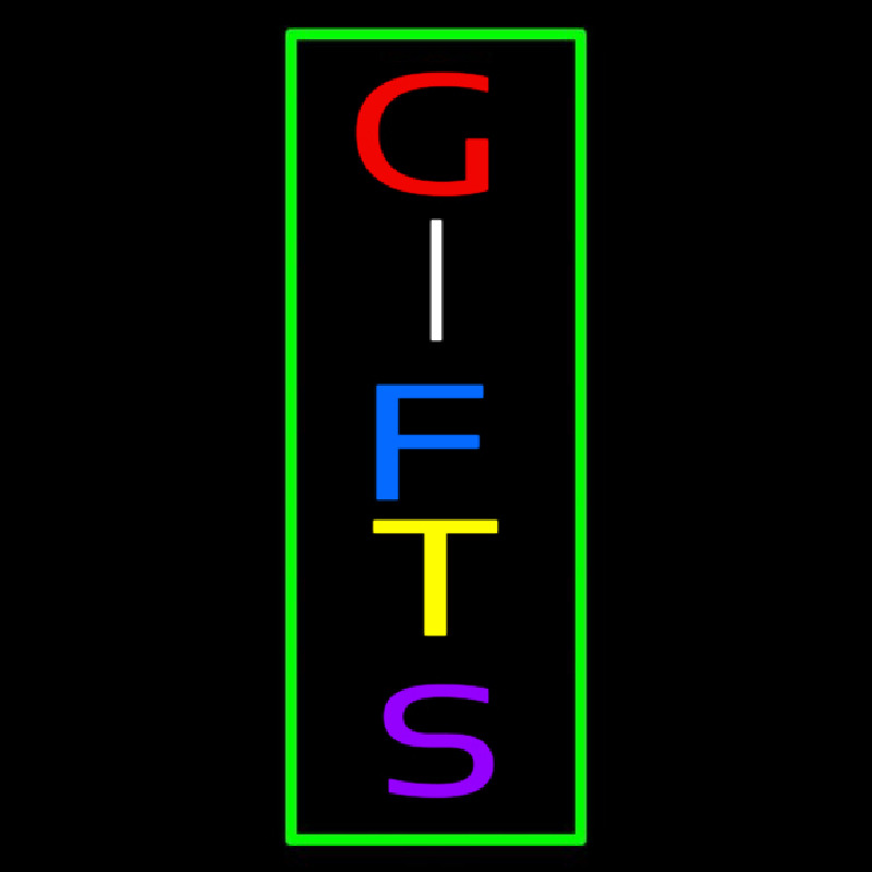 Gifts Vertical Neonkyltti