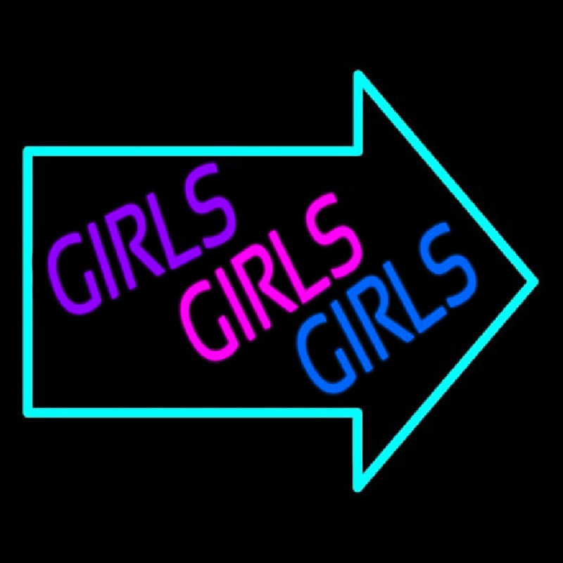 Girls Girls Girls Neonkyltti