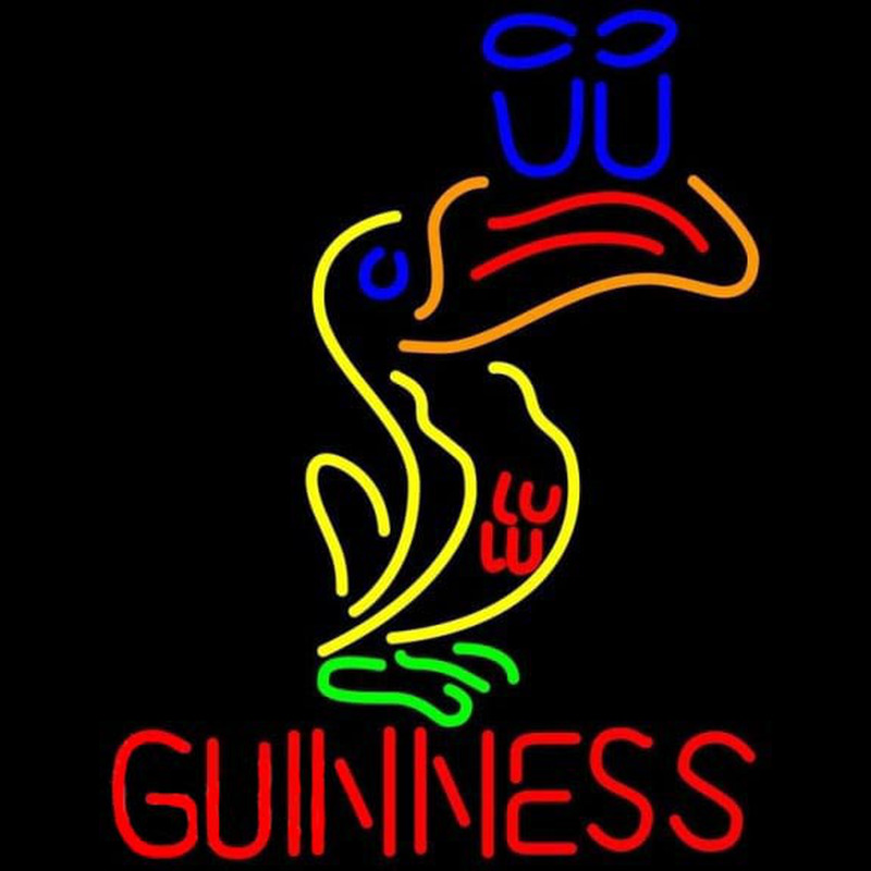 Great Looking Multicolored Guinness Beer Sign Neonkyltti