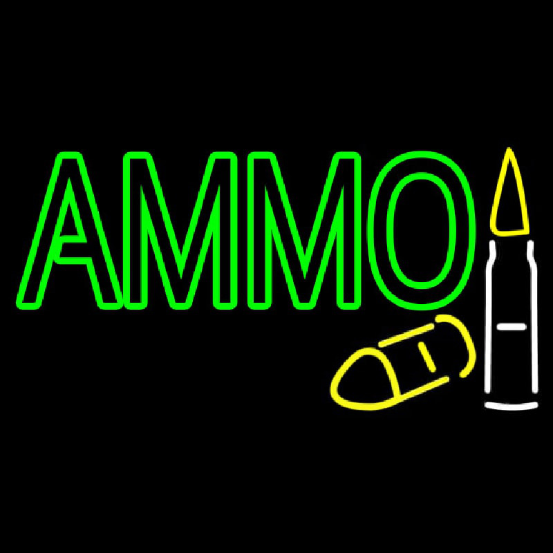 Green Ammo Neonkyltti