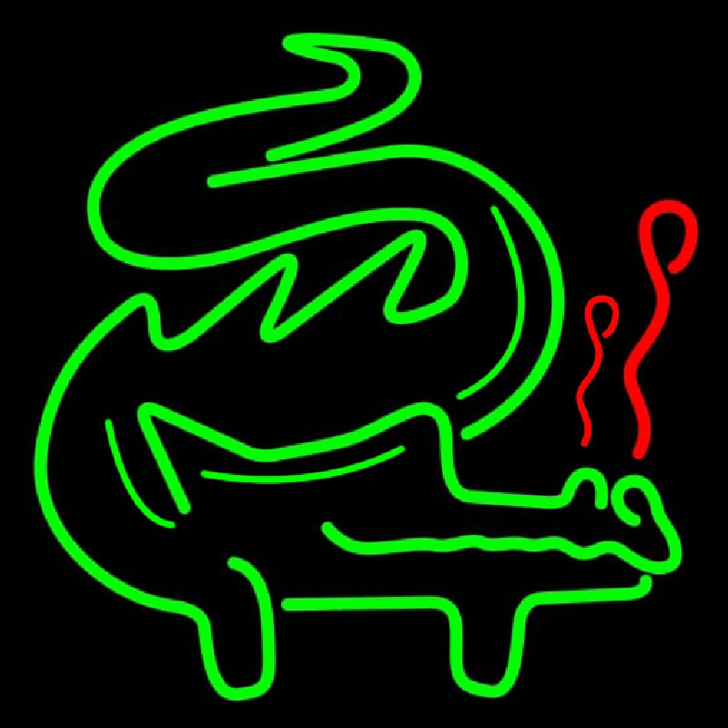 Green Dragon Neonkyltti