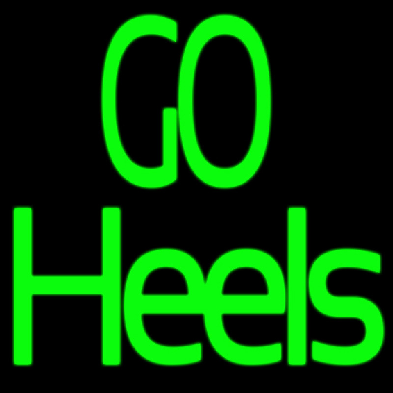Green Go Heels Neonkyltti