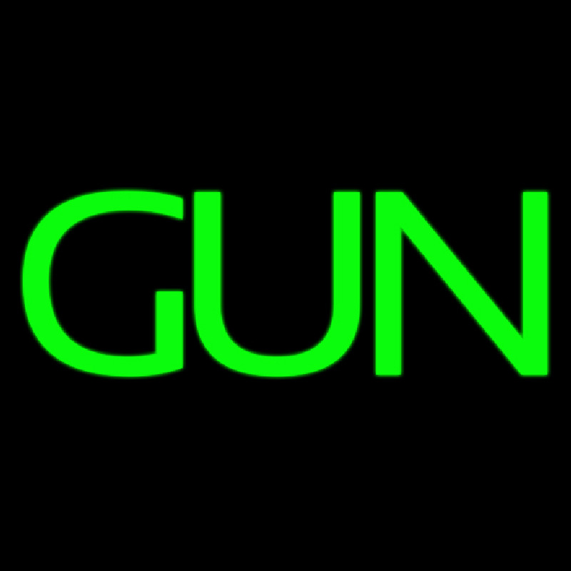 Green Gun Neonkyltti