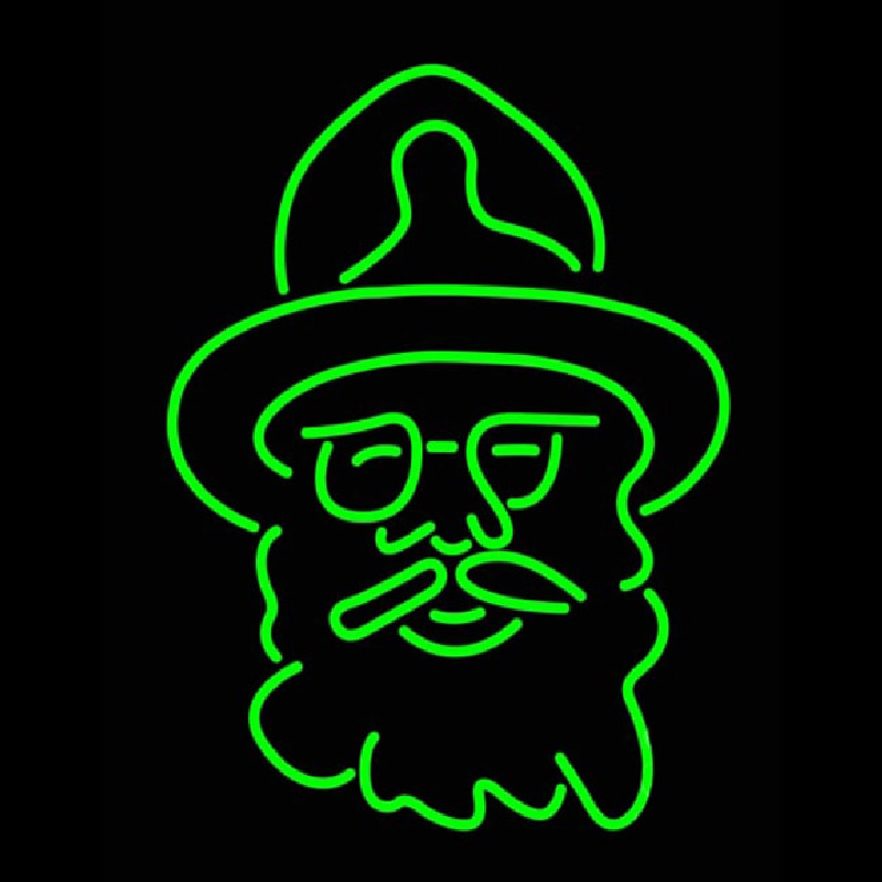Green Man Logo Neonkyltti