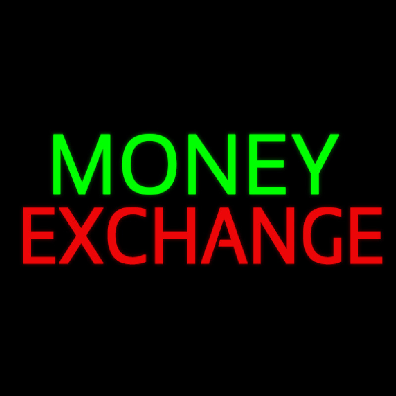 Green Money E change Neonkyltti