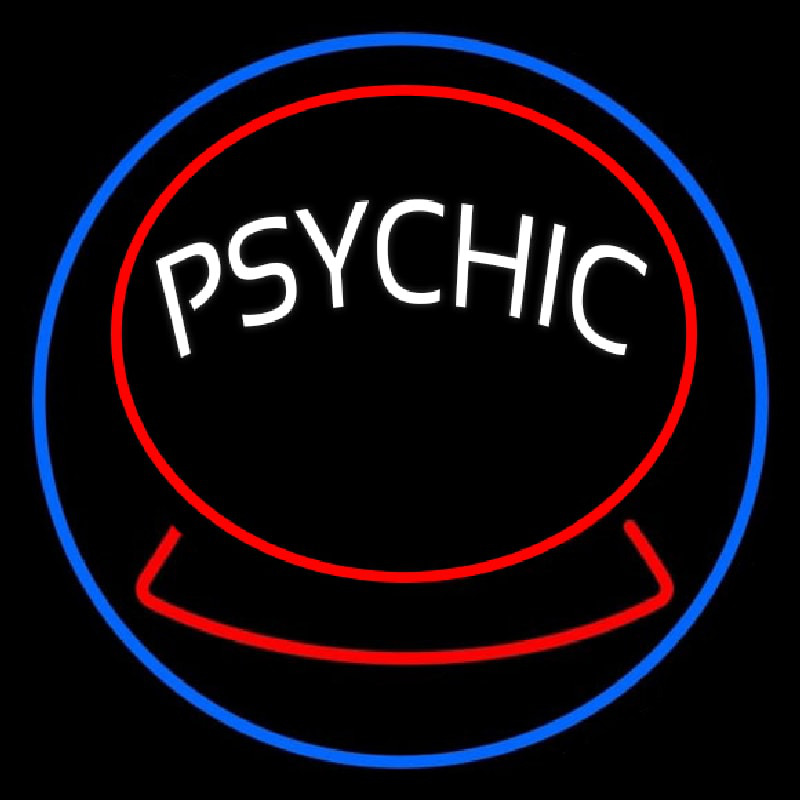 Green Psychic Logo Neonkyltti