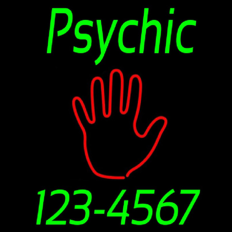 Green Psychic With Phone Number Neonkyltti