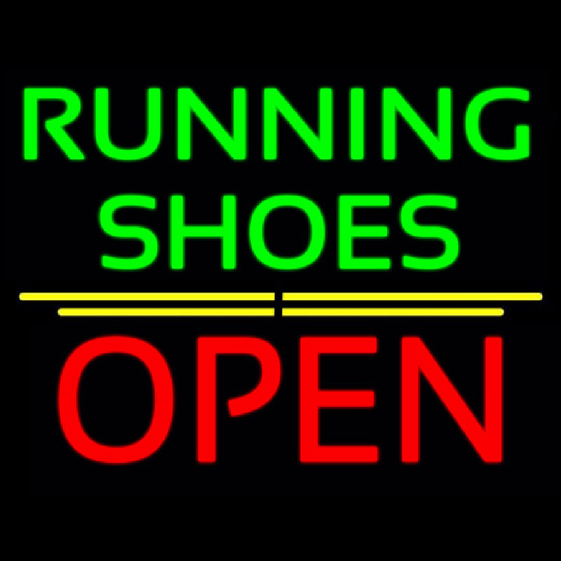 Green Running Shoes Open Neonkyltti
