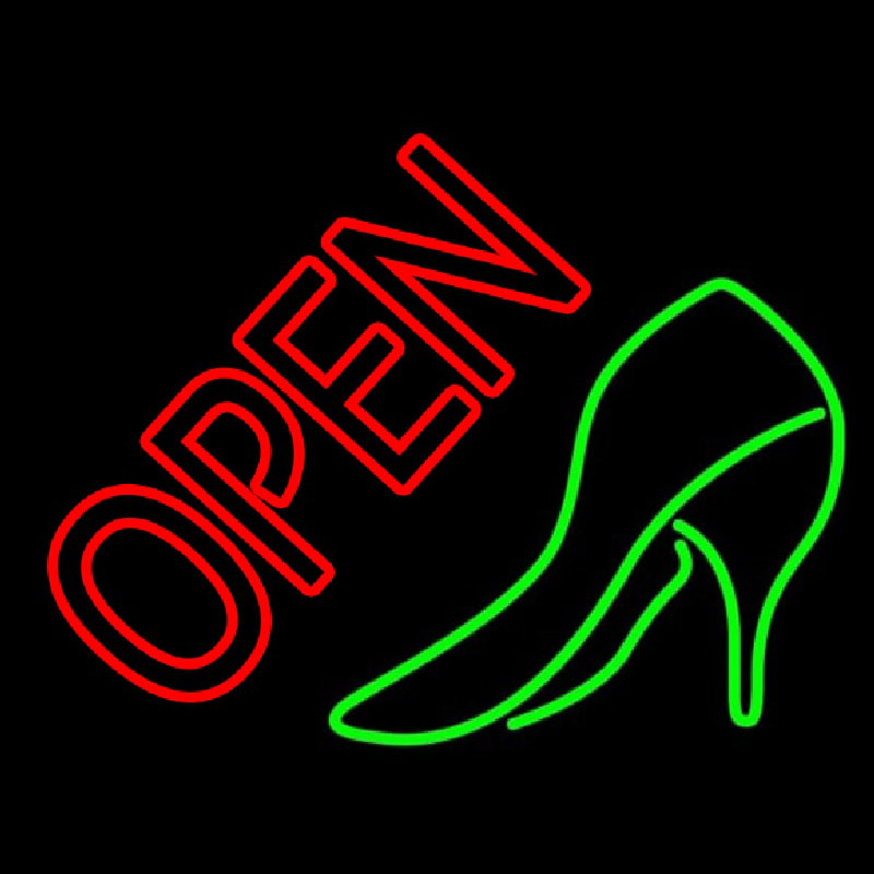 Green Shoe Open Neonkyltti