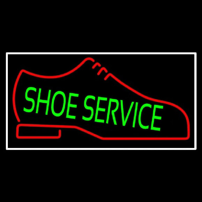 Green Shoe Service Neonkyltti