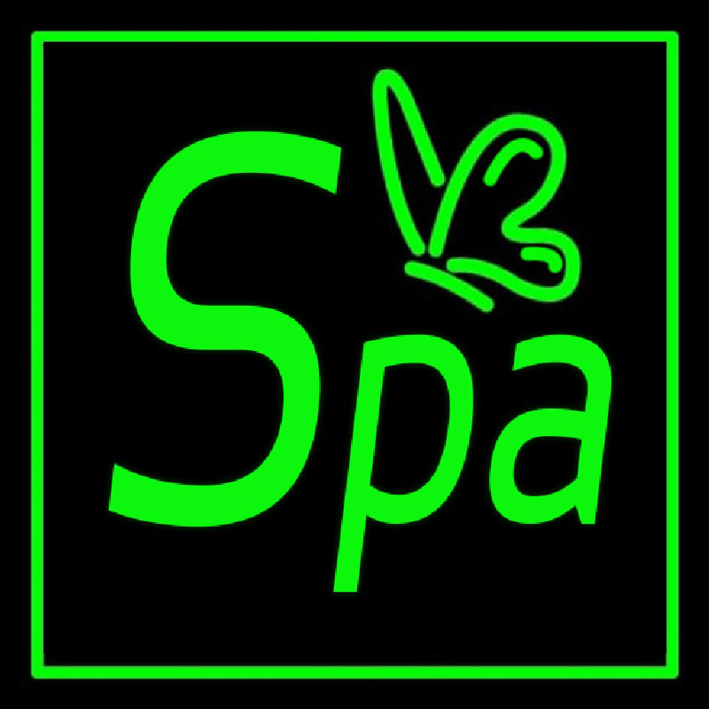 Green Spa Neonkyltti