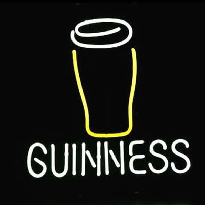 Guinness Lasi Logo Neonkyltti