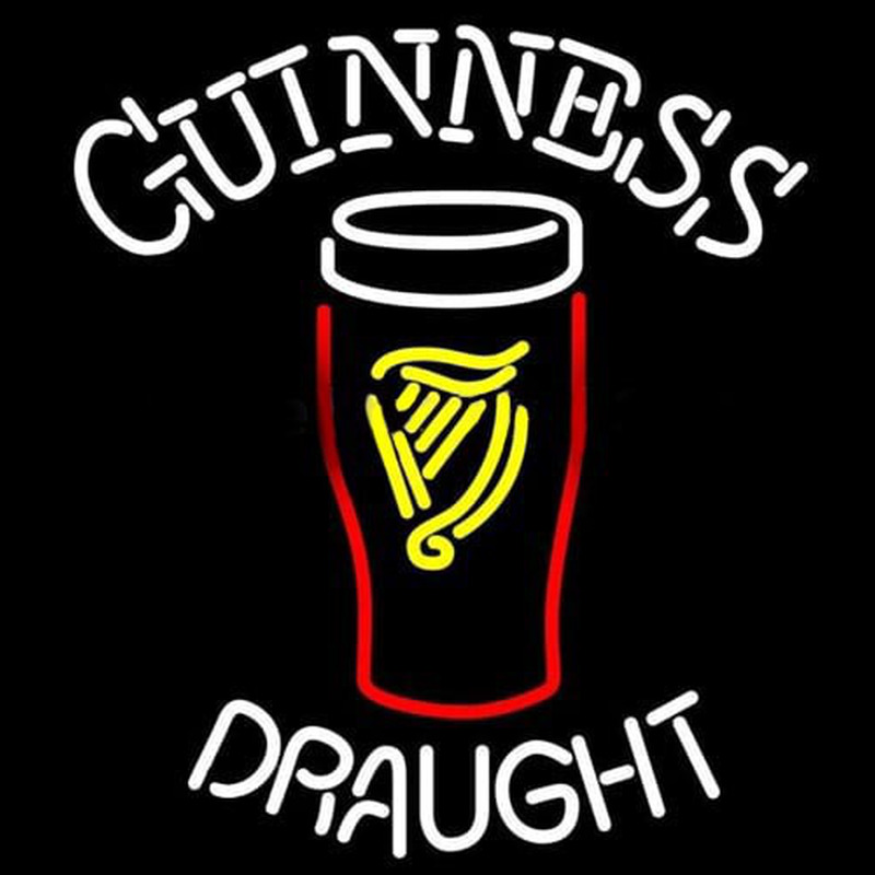 Guinness draught Neonkyltti