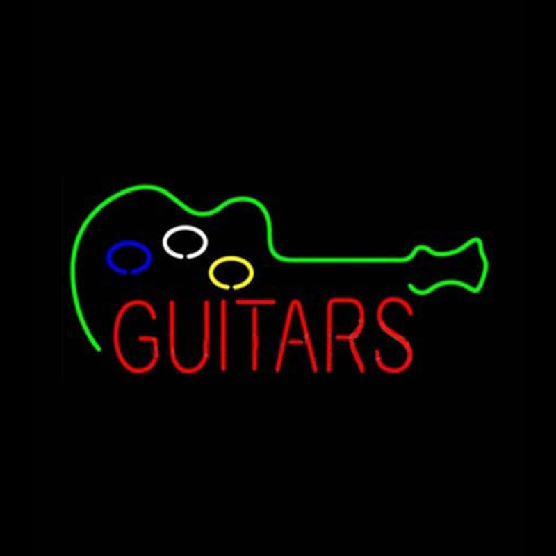 Guitars Neonkyltti