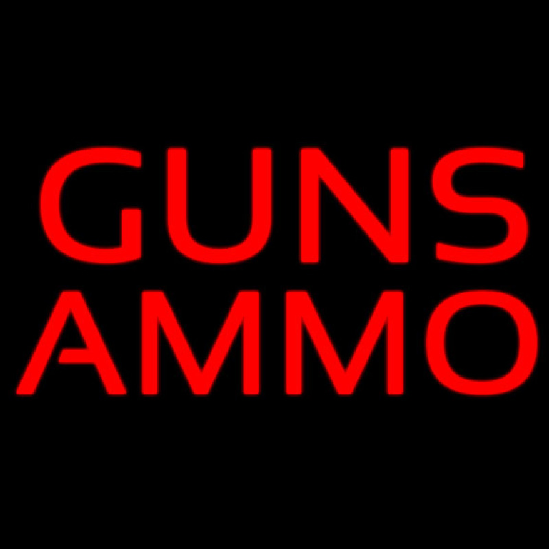 Guns Ammo Neonkyltti