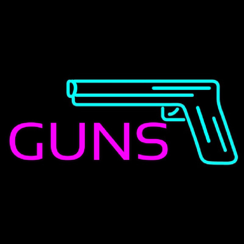Guns Logo Neonkyltti