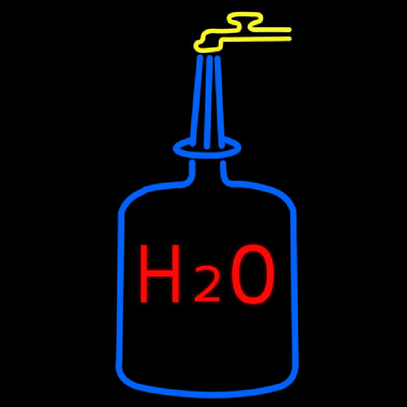 H2o Drinking Water Neonkyltti