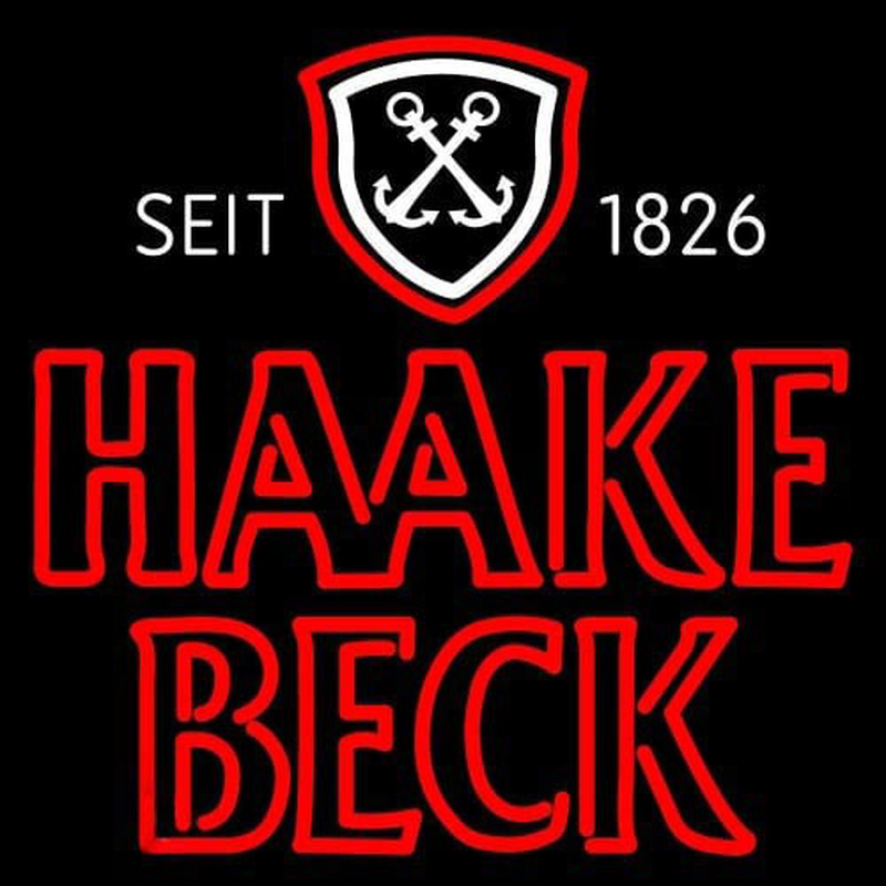 Haake Becks Beer Neonkyltti