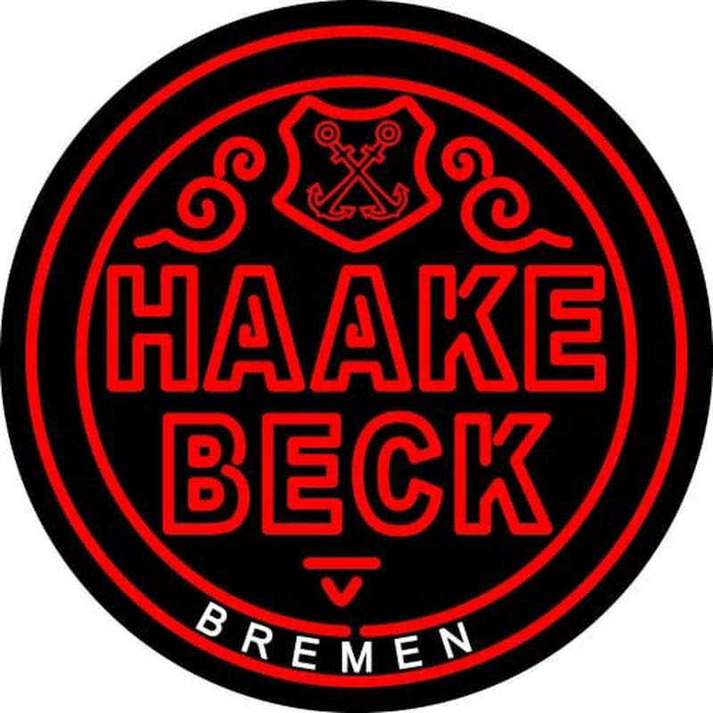 Haake Becks Beer Neonkyltti