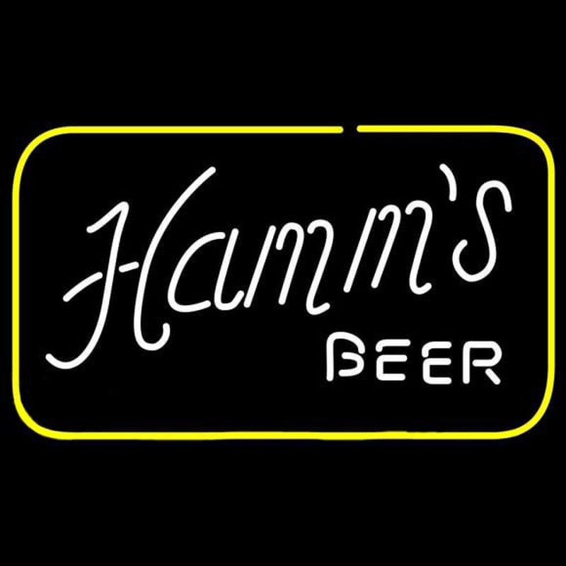 Hamms Square Beer Sign Neonkyltti