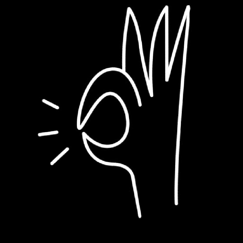 Hand Logo Neonkyltti