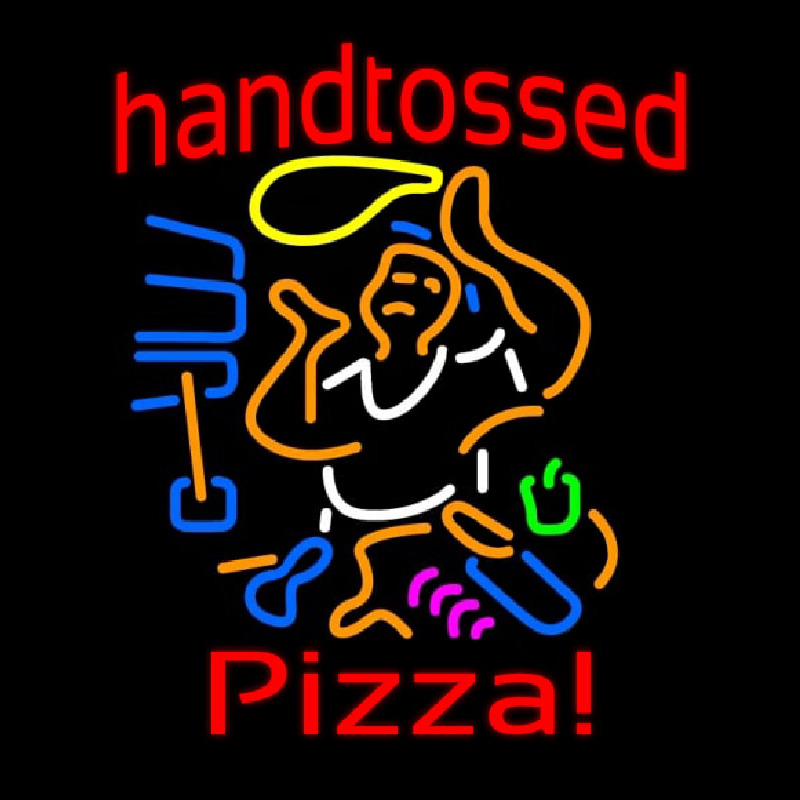 Handtossed Pizza Neonkyltti