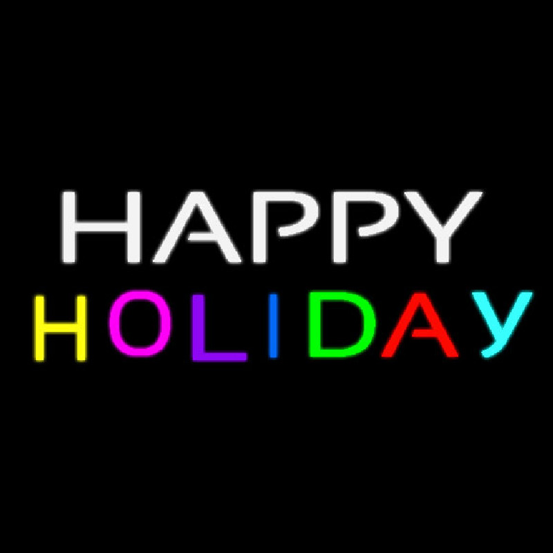 Happy Holiday Neonkyltti