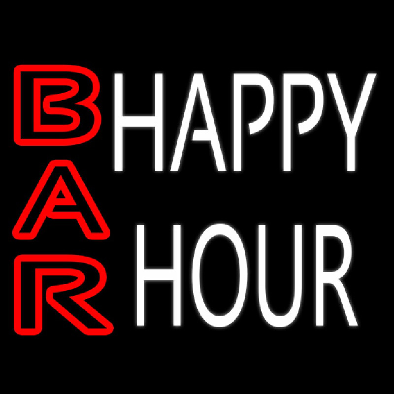 Happy Hour Bar Neonkyltti