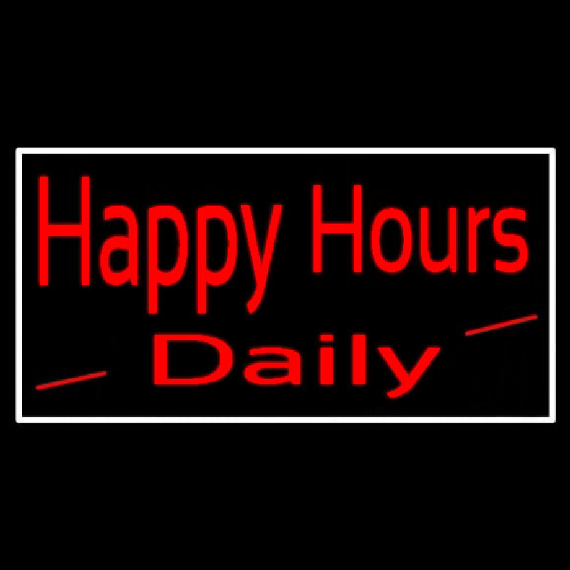 Happy Hours Daily Neonkyltti