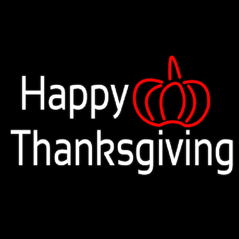Happy Thanksgiving Neonkyltti