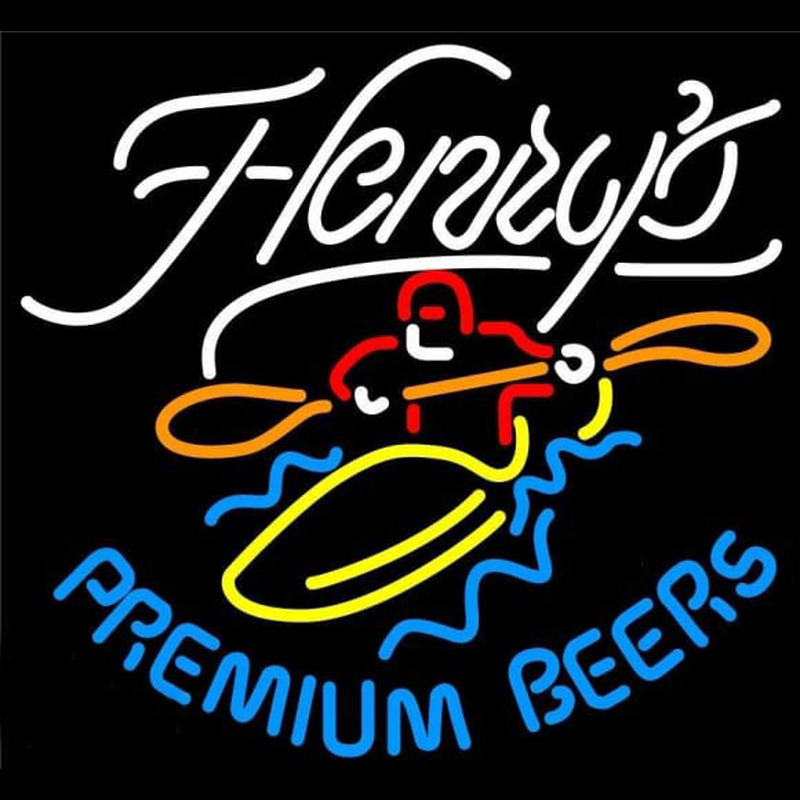 Henrys Premium Beers Beer Sign Neonkyltti