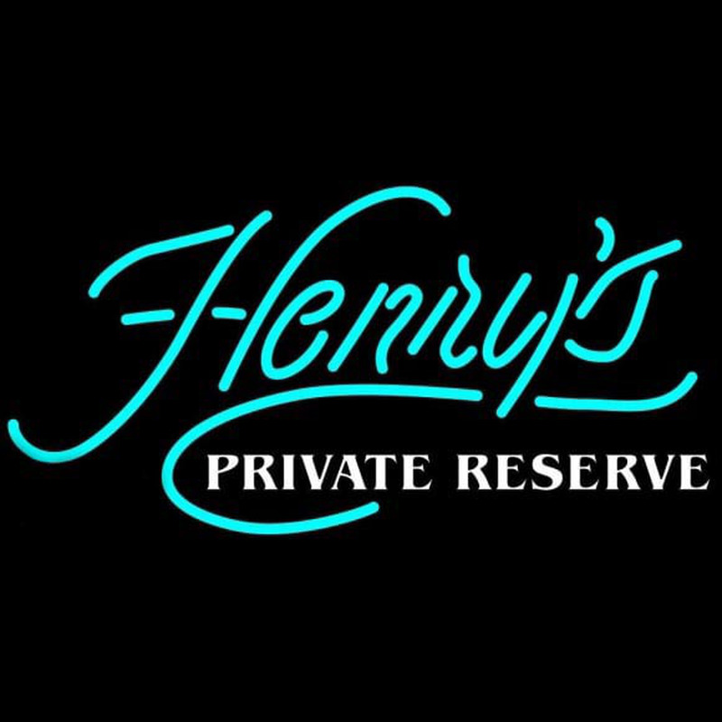 Henrys Private Reserve Beer Sign Neonkyltti
