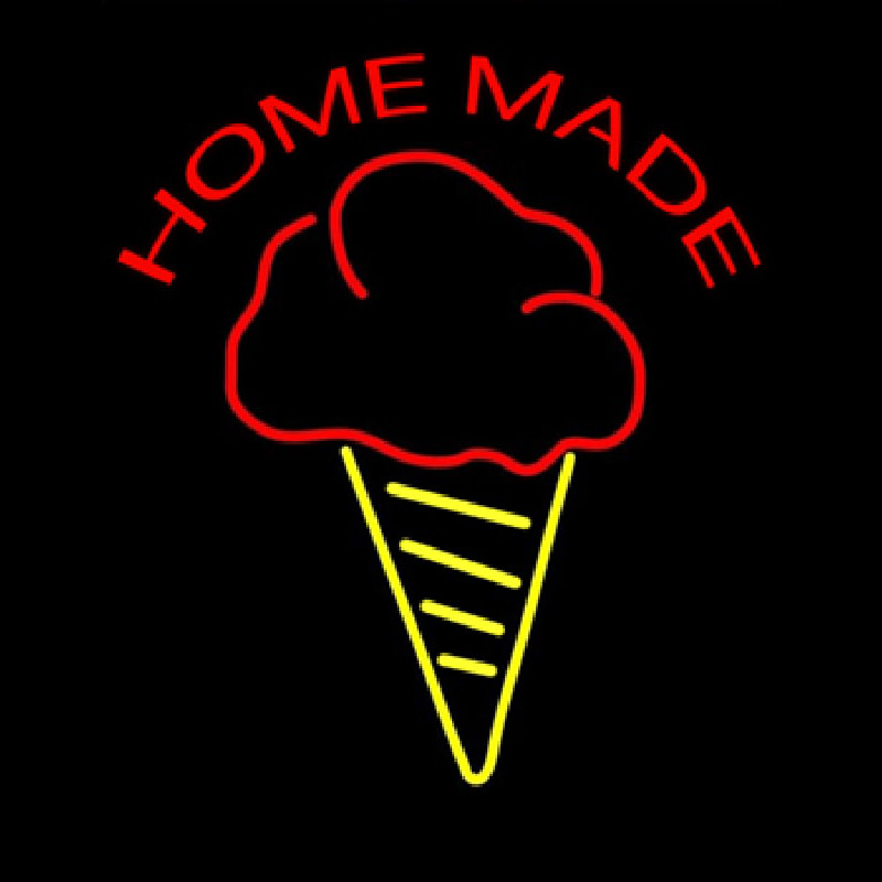 Home Made Ice Cream Cone Neonkyltti
