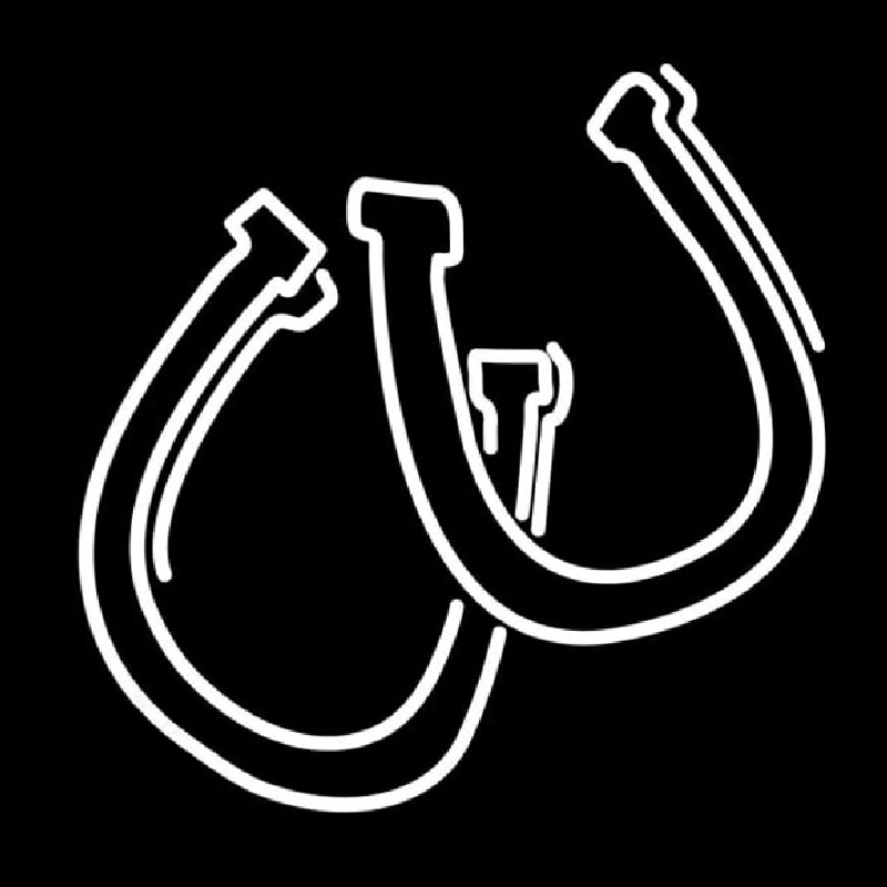 Horse Shoe Pair Neonkyltti