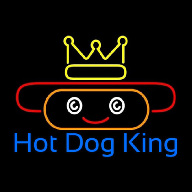 Hot Dog King Neonkyltti